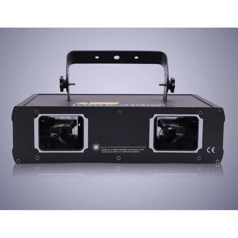 ĐÈN LASER 2 CỬA 7 MÀU RGB - CHUYÊN DÙNG TRONG BAR , NHÀ HÀNG TIỆC CƯỚI ,