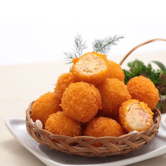 Viên hải sản sốt phô mai Ongon viên chiên thả lẩu ăn vặt ngon 500g (sỉ-lẻ) | BigBuy360 - bigbuy360.vn