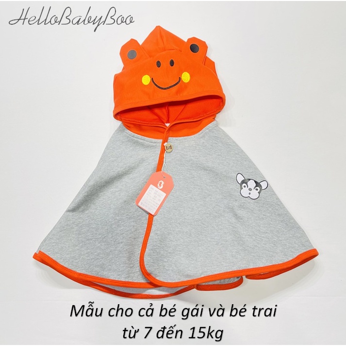 Áo Choàng Cánh Dơi Hình Thú Chống Nắng Chống Gió Có Nón Cho Bé | 100% COTTON Cho Bé Trai Bé Gái 7-15kg