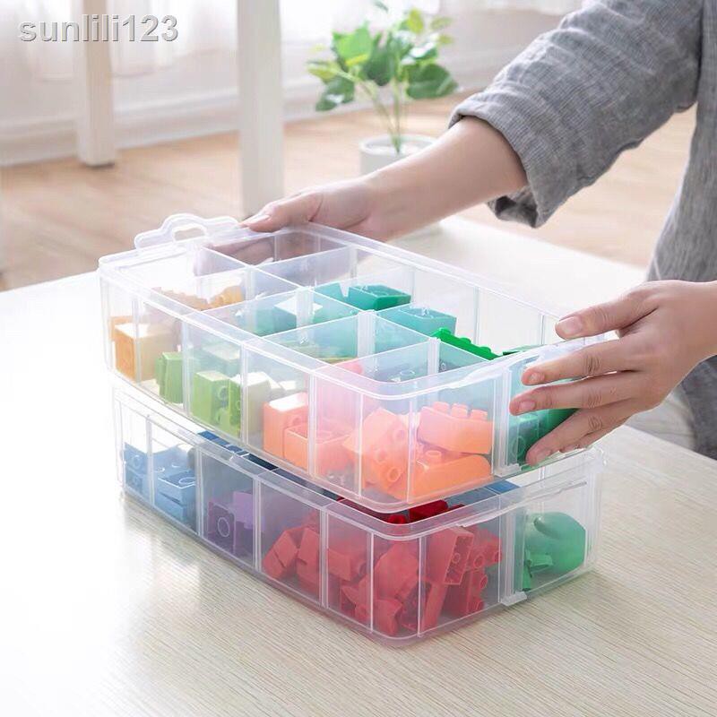 Hộp Đựng Đồ Chơi lego Bằng Nhựa Trong Suốt Nhiều Tầng Tháo Rời Được