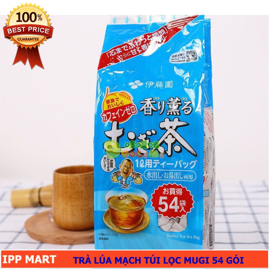 Trà lúa mạch túi lọc Mugi Nhật Bản 54 gói date T2/2024