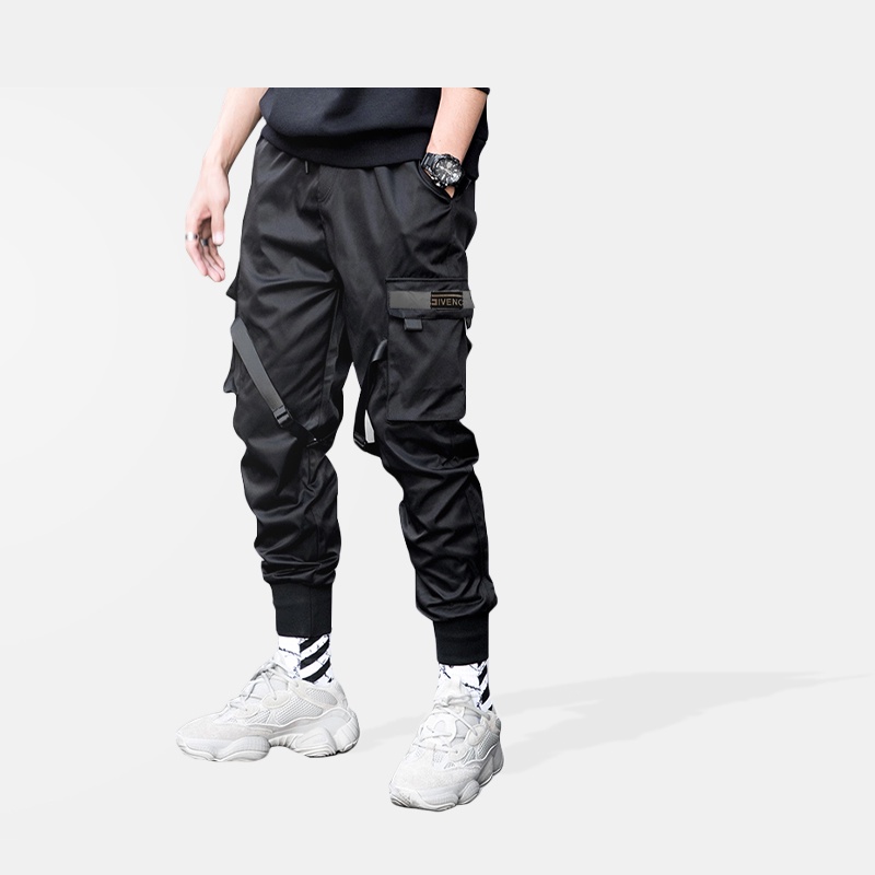 Quần thể thao nam nữ jogger KO&DO mã TT42 kaki Black thô túi hộp Cao Cấp kiểu bó ống Hàn Quốc chất vải đẹp ống dài
