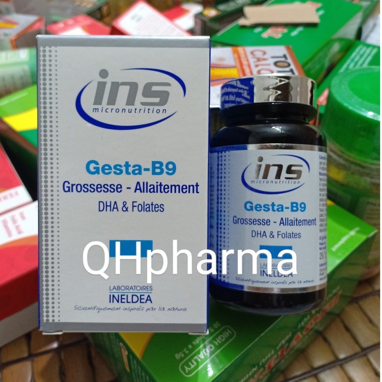 GESTA-B9 - BỔ SUNG DHA VÀ ACID FOLIC DÀNH CHO BÀ BẦU