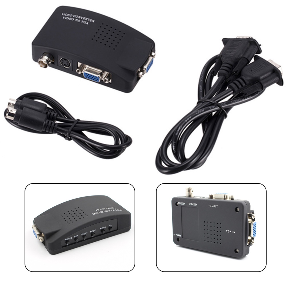 Bộ ChuyểN VGA SVideo BNC Sang VGA VớI 6 Phụ Kiện