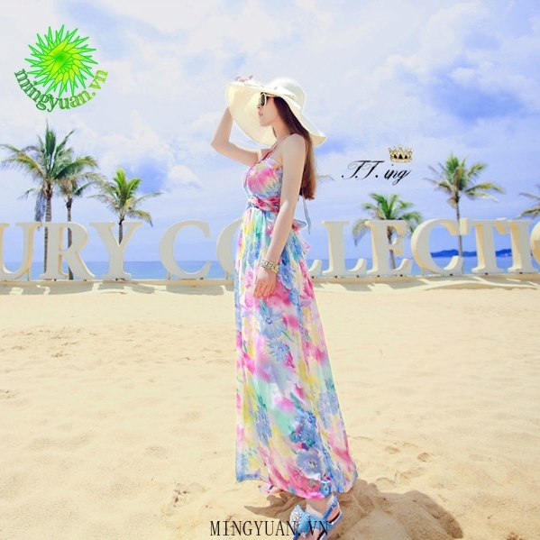 Đầm Hoa Phong Cách Bohemian Đáng Yêu Cho Nữ | BigBuy360 - bigbuy360.vn