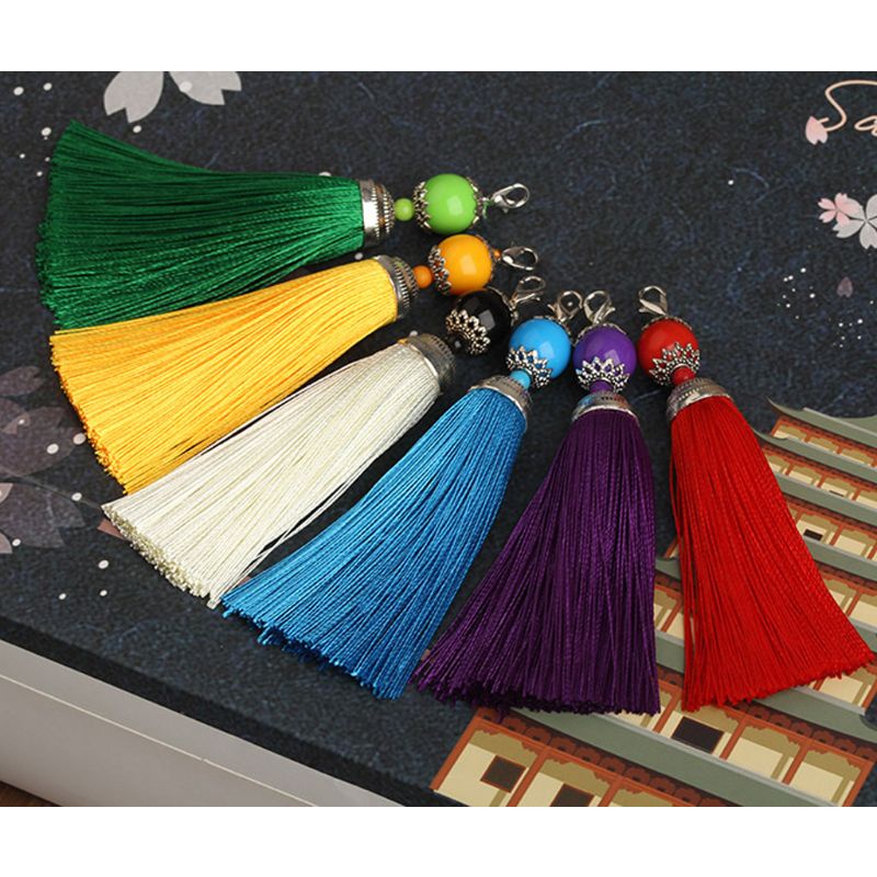 Dây tua rua bằng polyester dùng trang trí phong cách Phật giáo