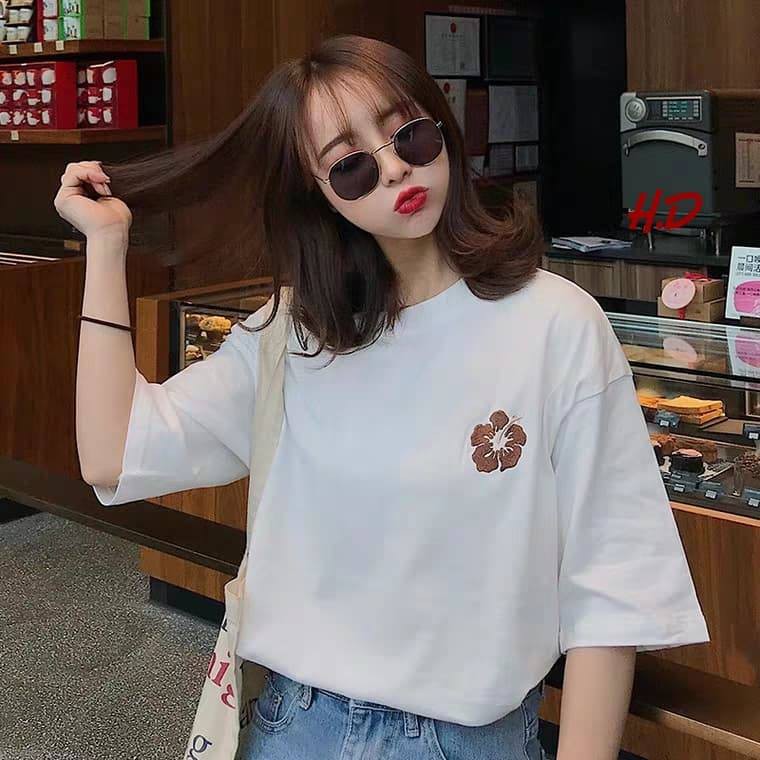 Áo phông nữ hoa đào HDA0319