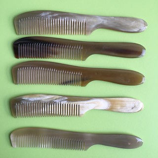 Lược chải tóc sừng bò châu Phi (L29 Chuôi dài bản nhỏ)