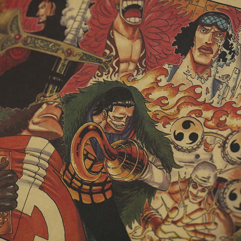 Poster Phim Hoạt Hình One Piece Kích Thước 101*27cm