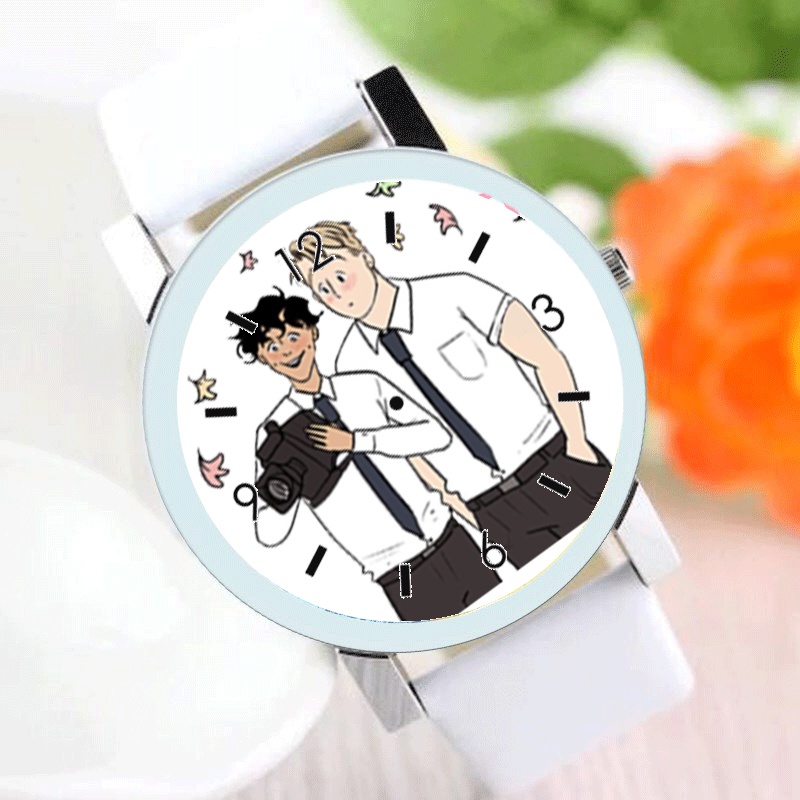 Đồng hồ đeo tay nam nữ in hình HEARTSTOPPER Trái tim ngừng nhịp thời trang dễ thương độc đáo