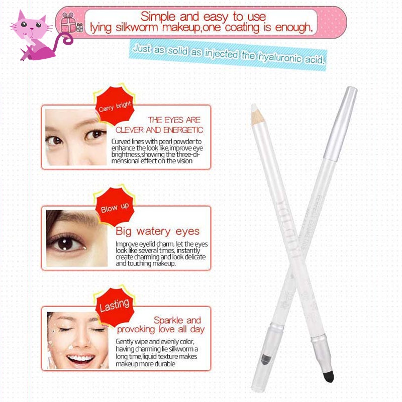 VVBK Eye Perfecting Brightener Eye Highlighter Creamy Crayon Stick Eye Highlighting Pen Long-lasting Waterproof