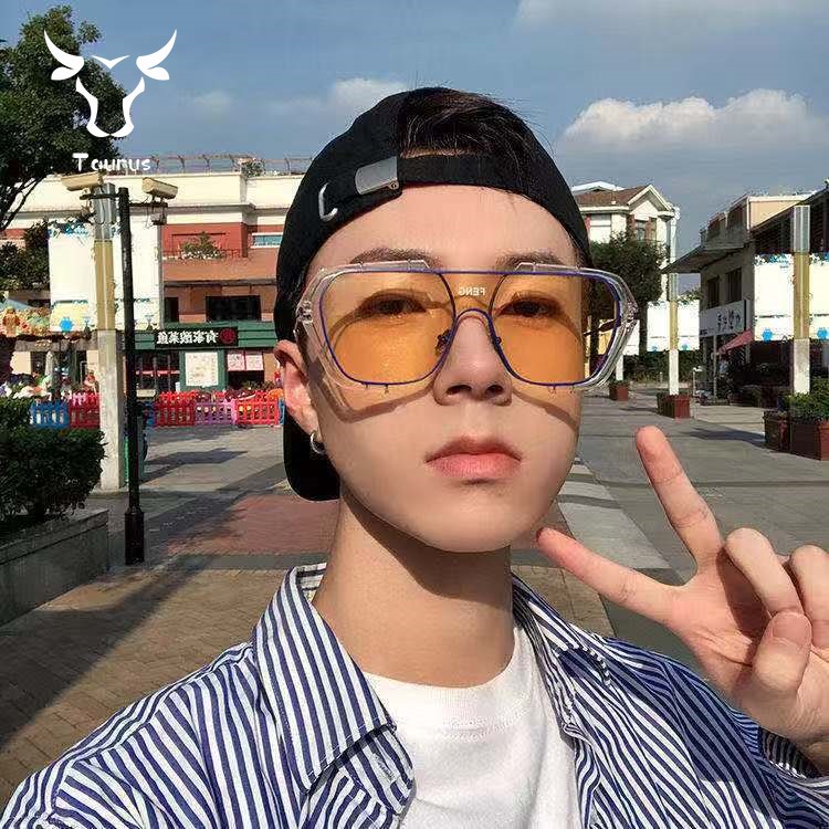 Lớn Quảng trường Shape Sunglasses cho nam giới và phụ nữ
