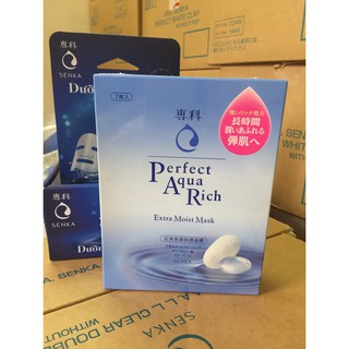 Mặt nạ Senka Perfect Aqua Rich Extra Moist Mask - Mặt nạ Giàu ẩm
