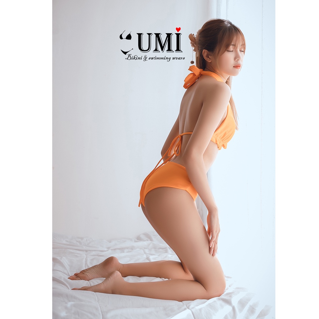 BIKINI 2 MẢNH MÀU CAM CAROT BIKINISTORE