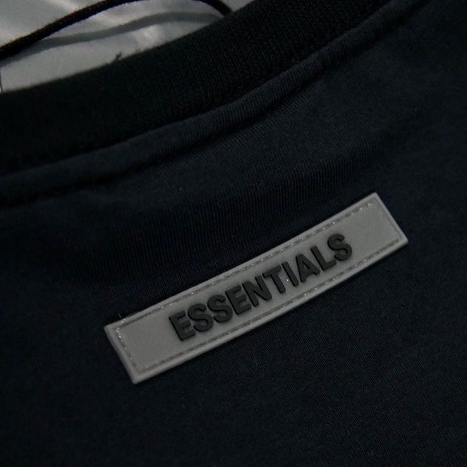 Áo thun unisex thương hiệu ESSENTIALS chữ 3D in cao su nổi vải cotton ORGANIC cao cấp | THE BOX STUDIO