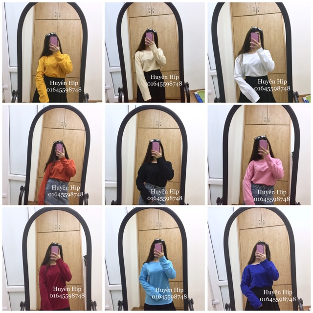 [Video và ảnh thật] Áo thun pull trơn tay dài | BigBuy360 - bigbuy360.vn