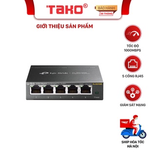 Bộ chia mạng  5 cổng TP-Link TL-SG105E dòng Smart Switch. Chính hãng, BH 36 tháng