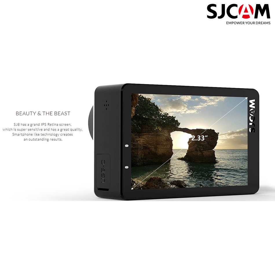 Camera hành trình, máy quay hành động SJCAM SJ8 Pro 4K 60 FPS phiên bản full phụ kiện cao cấp nhất của SJCAM