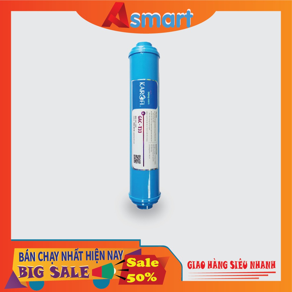 Lõi lọc nước Karofi số 5 GAC T33-Tạo vị