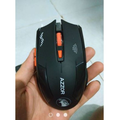 Chuột không dây AZZOR EAGLE tự sạc pin Cao cấp ĐỦ MÀU