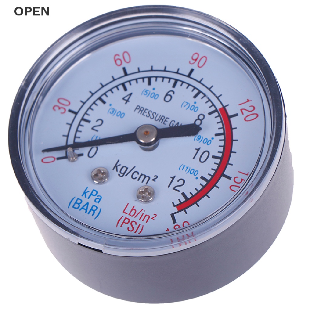 Đồng Hồ Đo Áp Suất Không Khí 13mm 1 / 4 bsp Chuyên Dụng Cho Máy Nén Khí my