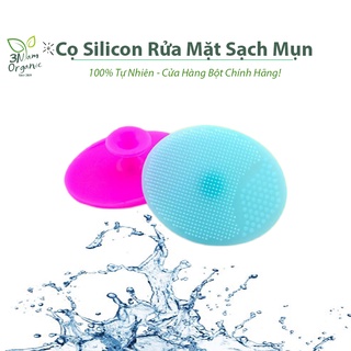 Miếng Cọ Silicon Rửa Mặt Sáng Da, Sạch Mụn Đầu Đen