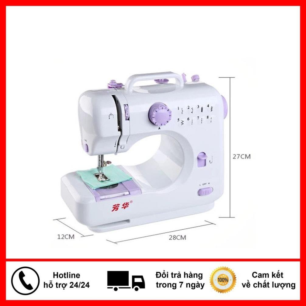 [ Xả kho tết] Máy may mini gia đình 12 kiểu may FHM 505A, Máy May Đa Năng Có Vắt Sổ Máy May Mini, Máy Vắt Sổ Mini