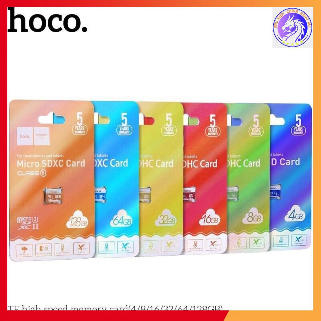 Thẻ Nhớ micro SD 4g 8g 16g 32g 64g 128g [CHÍNH HÃNG] HOCO