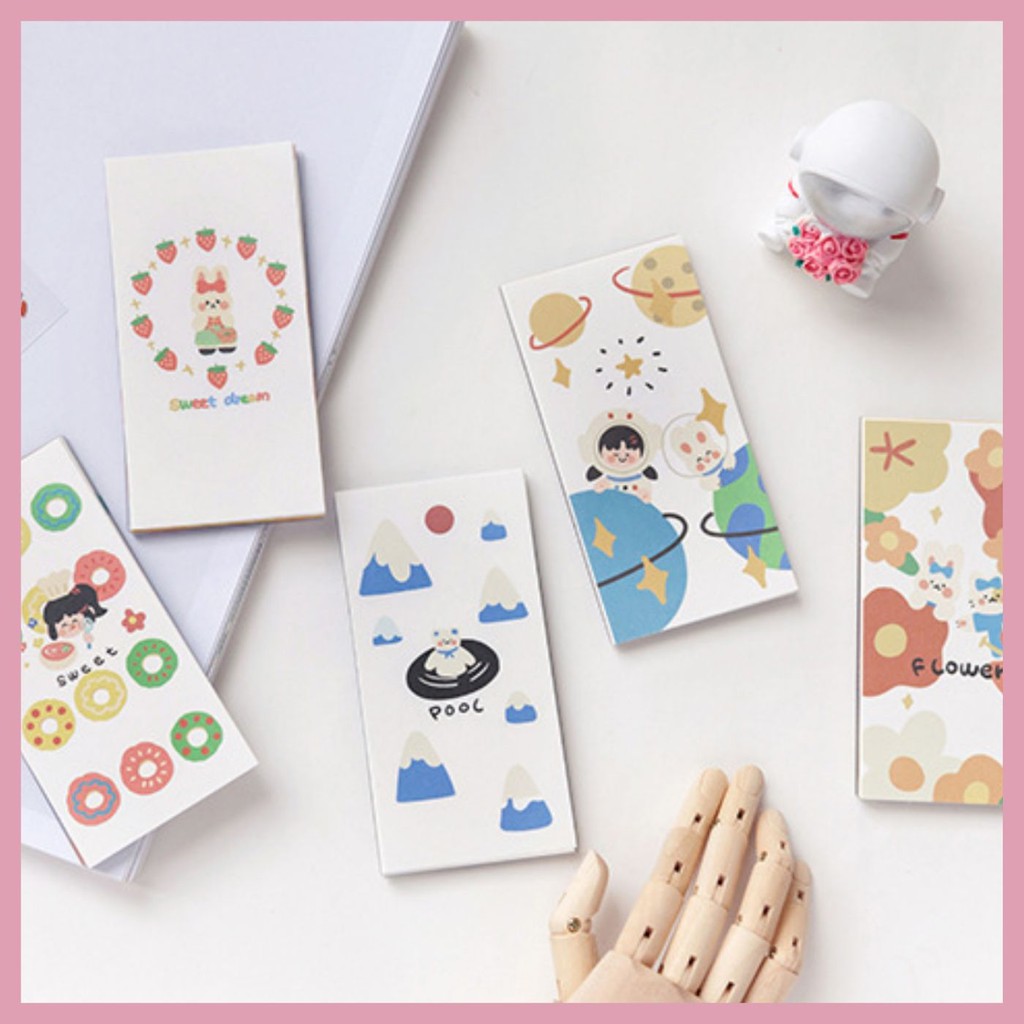 SET 20 BOOKMARK SIÊU CUTE (6 MẪU)