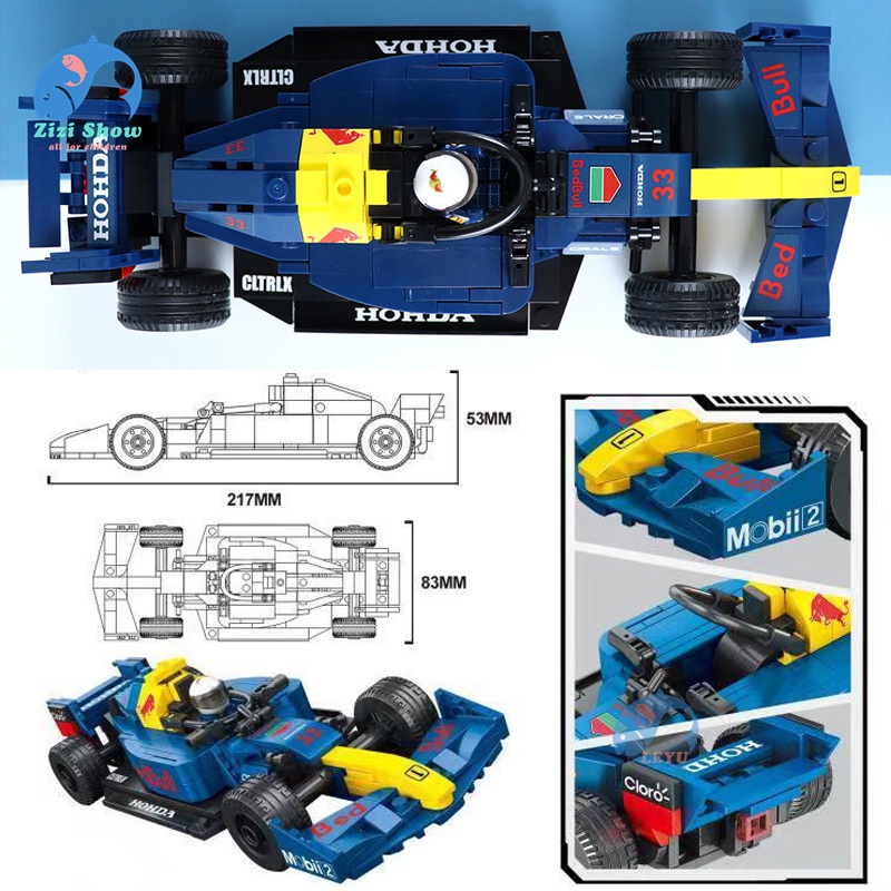 FERRARI Bộ Đồ Chơi Lắp Ráp Mô Hình Xe Đua Thể Thao F1
