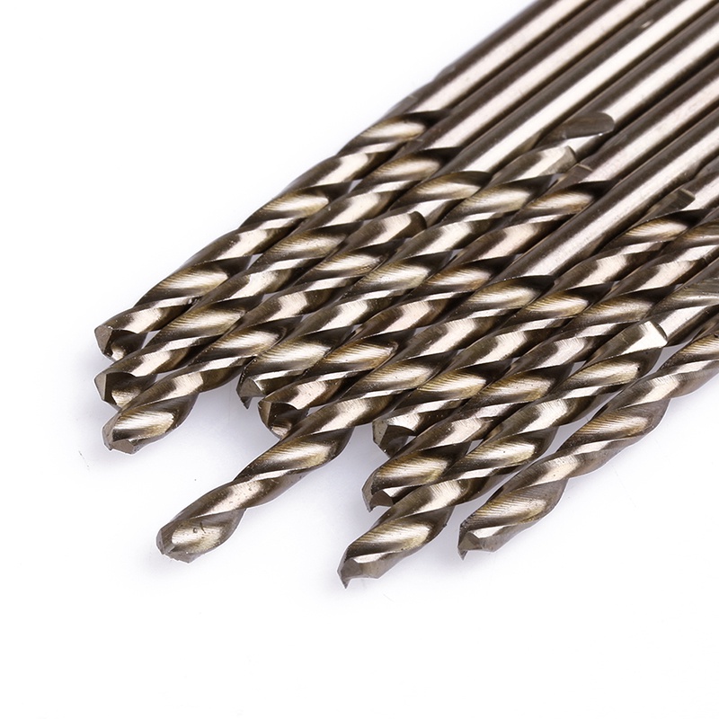 Bộ 10 Mũi Khoan Xoắn Mini Bằng Thép Tốc Độ Cao Dùng Khoan Lỗ