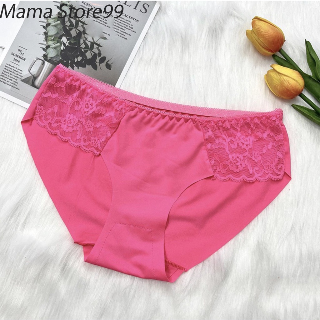 Quần Lót Su Phối Ren Chip Bầu Big Size Siêu Co Giãn,Thấm Hút Mồ Hôi V0096 Mama Store99