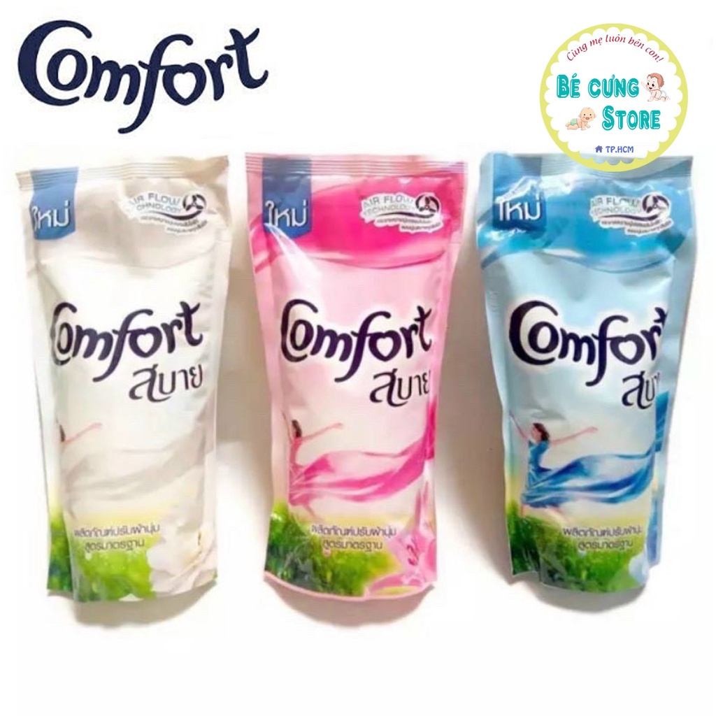 Combo 3 Túi Nước Xả Comfort 580ml Xuất Xứ Thái Lan (date mới)