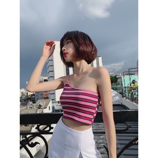 Crop lệch vai