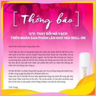 Lăn khử mùi scion mẫu cũ
