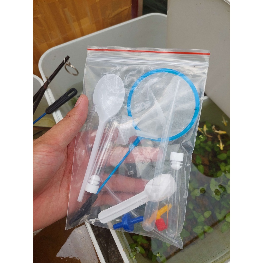 Bộ Ấp Artermia Cho Cá 7 Màu, Không bình và Có bình