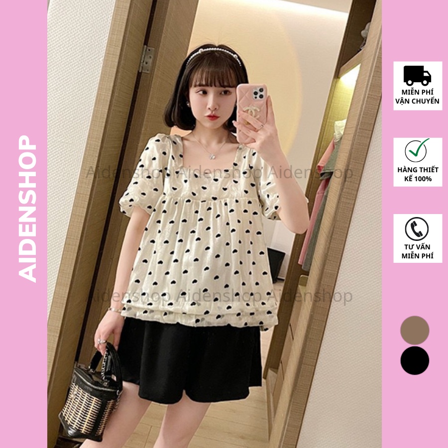 Bộ bầu thời trang thiết Aidenshop đồ bộ bầu mùa hè đẹp