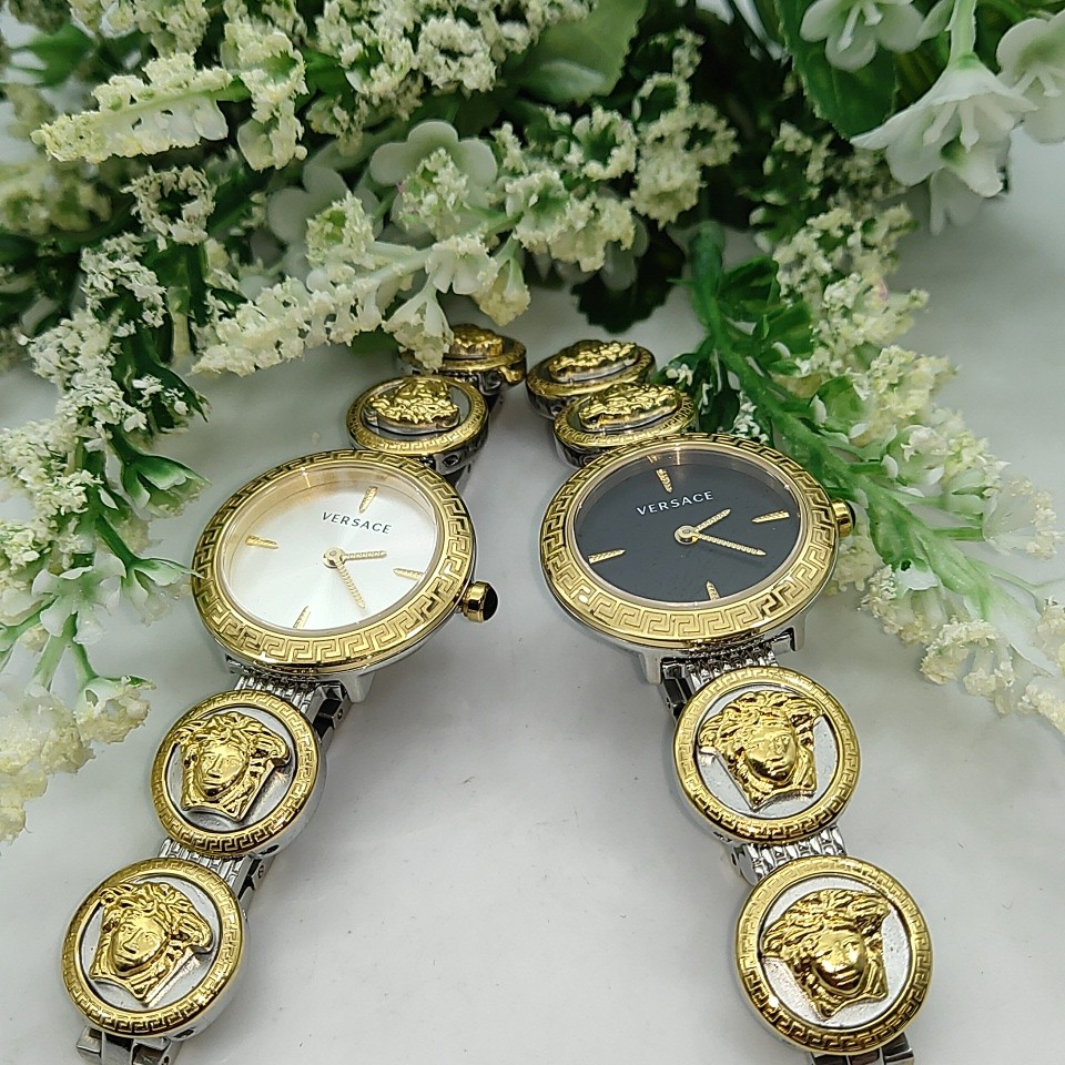 Đồng Hồ Nữ SHAKE_Versace Couture New , Dây Thép , Màu Đen ,Trắng , Demi