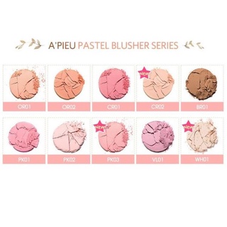 (CÓ BILL) Phấn Má Hồng APIEU Pastel Blusher