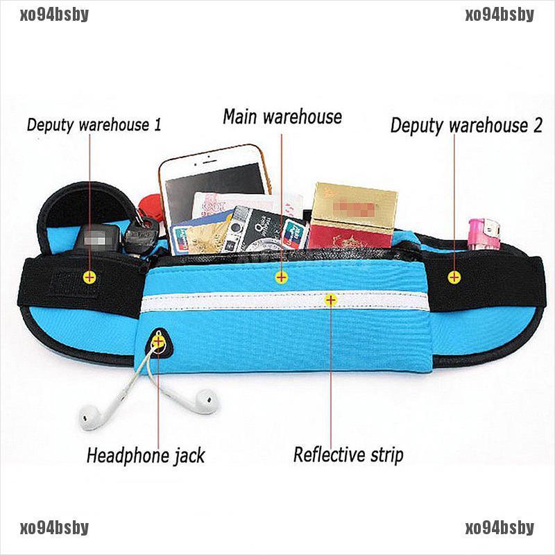 [xo94bsby]Waterproof Running Belt Bum Waist Pouch Fanny Pack Camping Sport Hikin | BigBuy360 - bigbuy360.vn
