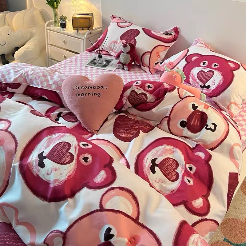 Set Bộ Vỏ Chăn Ga Cotton Poly Nhiều Hoạ Tiết Dễ Thương - shinbedding
