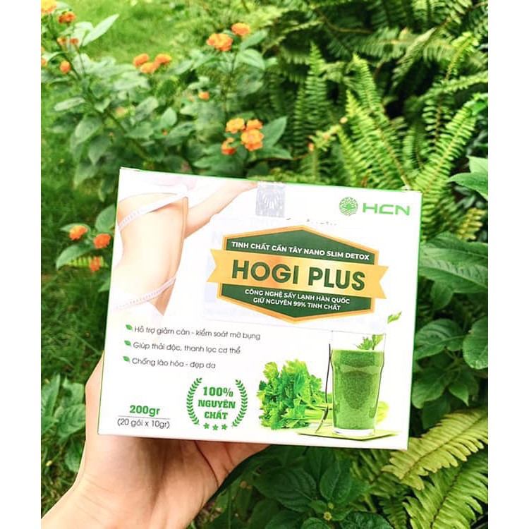 Tinh Chất Cần Tây Nano Slim Detox HogiPlus - Hộp 20 gói/200g