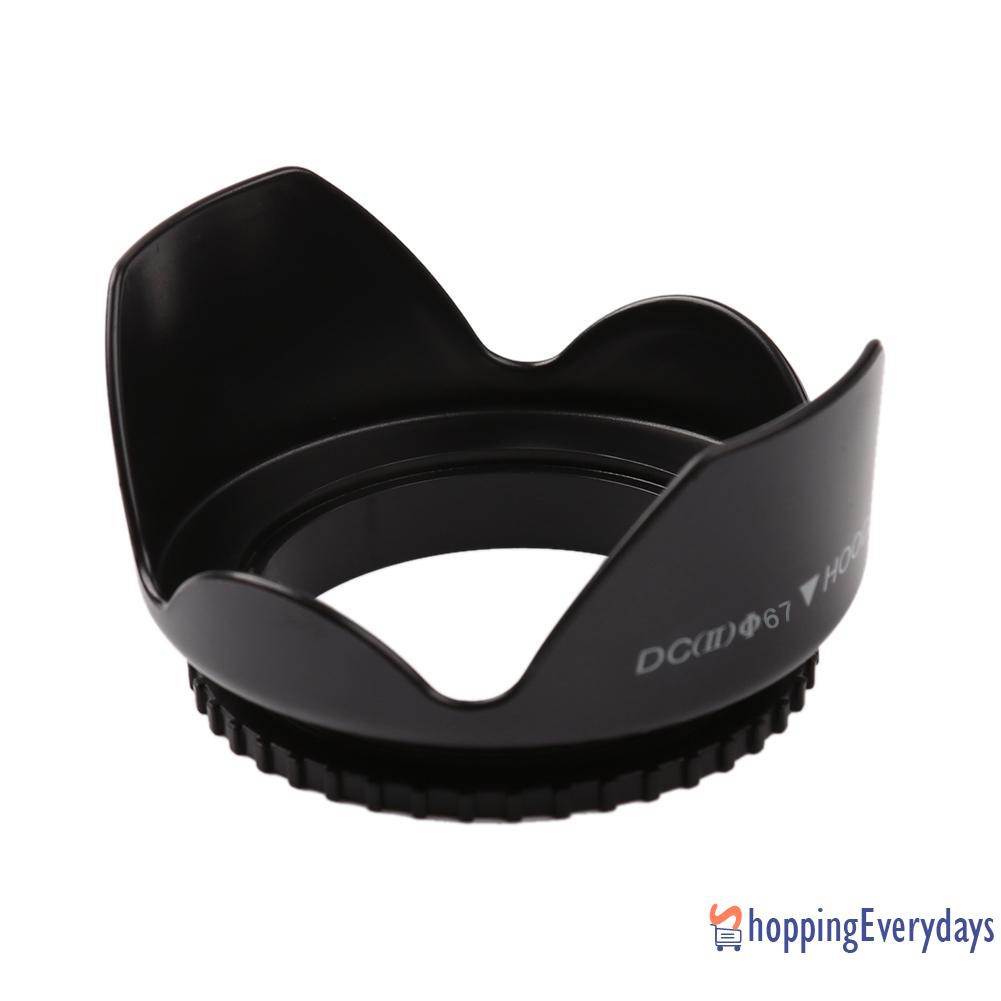 【sv】 Professional Flower Shape Screw Mount Lens Hood for Nikon Cannon Sony