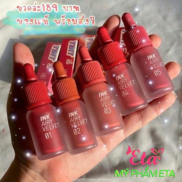 [New] Son kem PERIPERA INK AIRY VELVET TINT lì môi, không khô môi 2019 4g | BigBuy360 - bigbuy360.vn