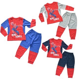 Đồ bộ dài tay cho bé trai TrueKids in siêu nhân nhện kèm mặt nạ