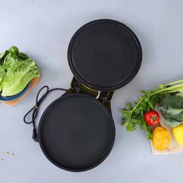 Chảo nướng điện 2 mặt đa năng - Bề mặt chống dính - Chiên - Nướng BBQ - Làm bánh pancake Bảo Hành 12 tháng.