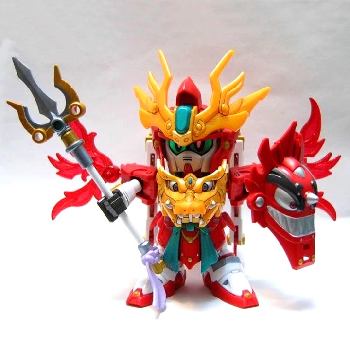 Gundam A026 Khương Duy - Đồ chơi lắp ráp sd Gundam Tam Quốc giá rẻ New4all tặng kèm 01 xe ô tô mini bánh đà