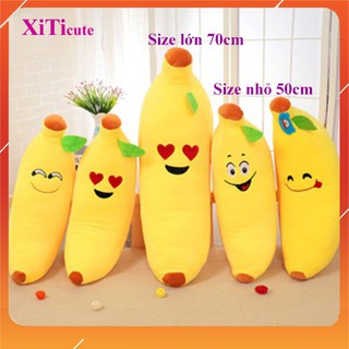 Gối ôm cho bé hình quả chuối XiTicute dùng làm quà tặng người thương, gối ôm hoặc vật trang trí