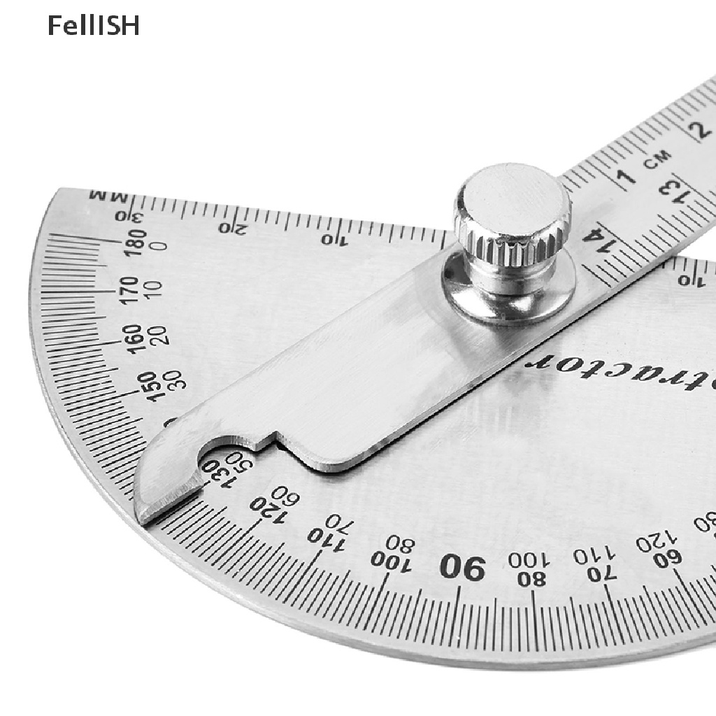 Thước Đo Góc 15cm Xoay 180 Độ Bằng Thép Không Gỉ 439br