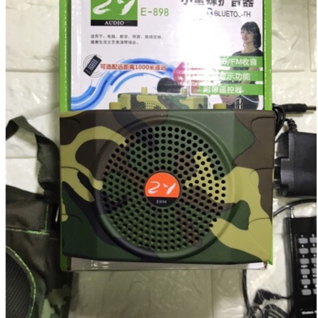 Loa Bẫy Chim Bluetooth E-898 Mẫu Mới,Loa Trợ Giảng 898 Zanri